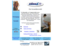 Tablet Screenshot of kniestuhl.de
